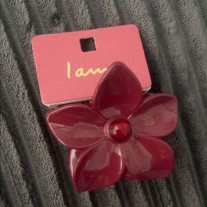 Red Flower Hair Clip